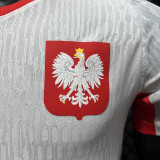 26-27 Poland Home Player Version Soccer Jersey