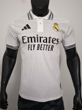26/27 RMA White Player Version Polo Shirts