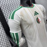 2026 Algeria Home Long Sleeve Player Version Soccer Jersey