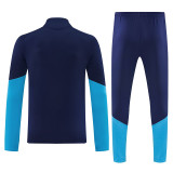 26/27 AD Royal Blue Half Pull Tracksuit#814宝蓝(半拉链)