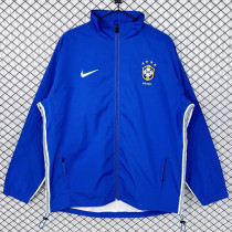 1998 Brazil Blue Retro  Windbreaker