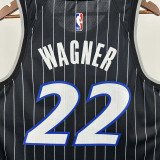 25/26 Magic WAGNER #22 Limited Edition Black Top Quality Hot Pressing NBA Jersey