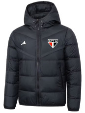 25/26 Sao Paulo FC Black Hooded Cotton Coat 连帽棉衣