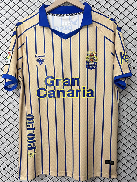 25/26 Las Palmas Yellow Retro Soccer Jersey(带复古章)