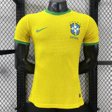 26/27 Brazi Simulated Edition Yellow Player Version Soccer Jersey