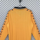 1998/1999 Wolves Home Long Sleeve  Retro Soccer Jersey