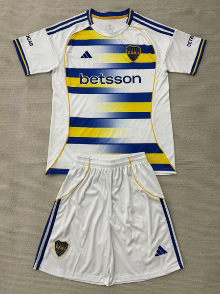 26-27 Boca Juniors Away Kids Soccer Jersey