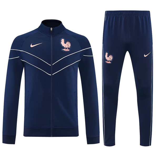 26/27 France Royal Blue Retro Jacket Tracksuit