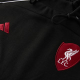 26/27 LIV Black Hoodie Tracksuit