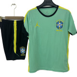 26/27 Brazil Light Green Training Short Suit