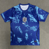 26/27 England Goalkeeper Blue Fans Soccer Jersey