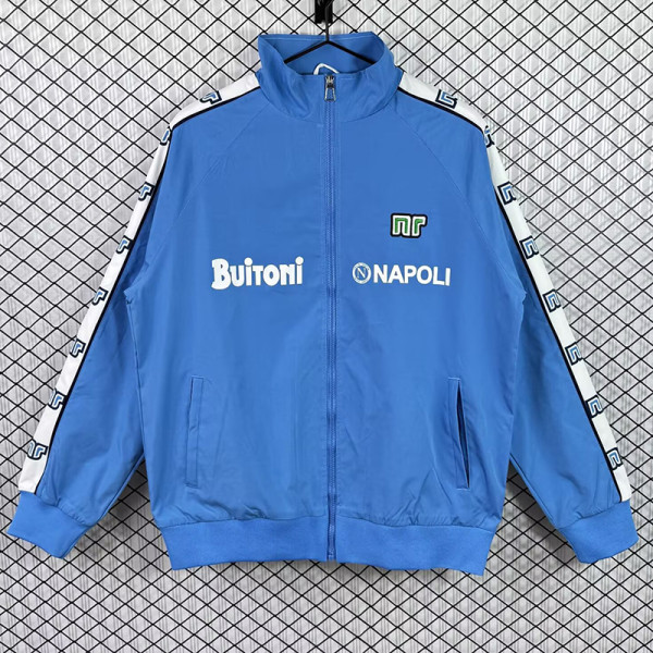 1987/1988 Napoli Sky Blue Retro Windbreaker