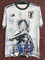 26-27 Japan Hainan Airlines Luffy White Fans Soccer Jersey