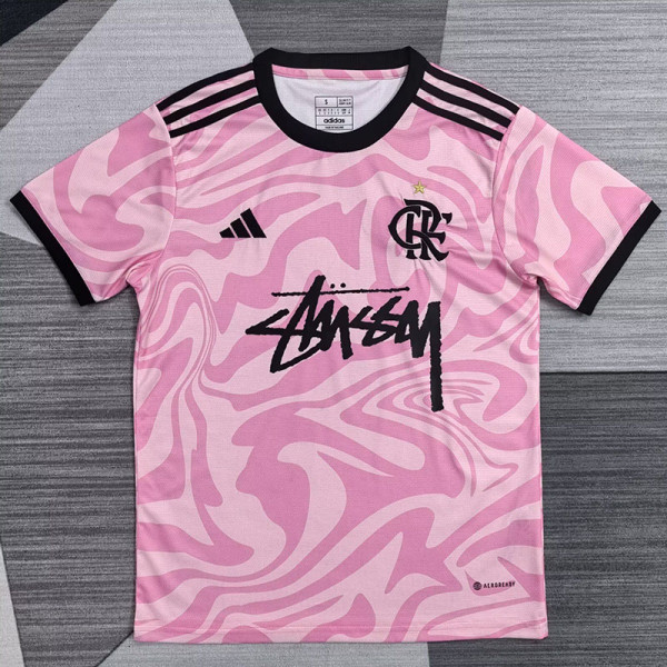25/26 Flamengo signature Edition Pink Fans Soccer Jersey
