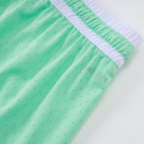 26/27 Flying Man Casual NBA Edition Apple Green shorts#A2511
