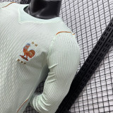 26/27 France Away Long Sleeve Player Version Soccer Jersey