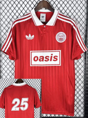 26/27 Live'25 OASIS Red With No25 Tour Soccer Jersey#带25号(白边)