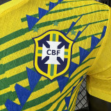 26/27 Brazil Special Edition Yellow Player Version Soccer Jersey