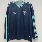 26/27 Germany Away Fans Long Sleeve Soccer Jersey