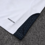 26/27 Argentina White Half Pull Tracksuit ## B26001(半拉链）