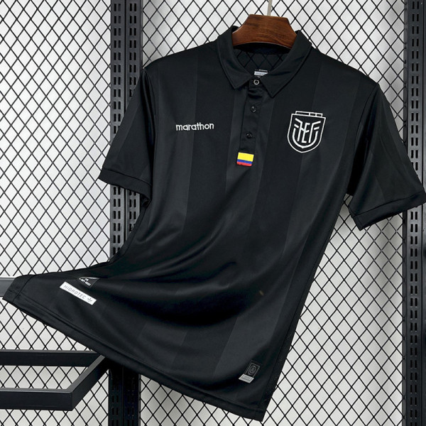 25-26 Ecuador Third Black Fans Soccer Jersey