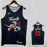 25/26 Raptors CARTER # 15 Black City Edition Top Quality Hot Pressing NBA Jersey