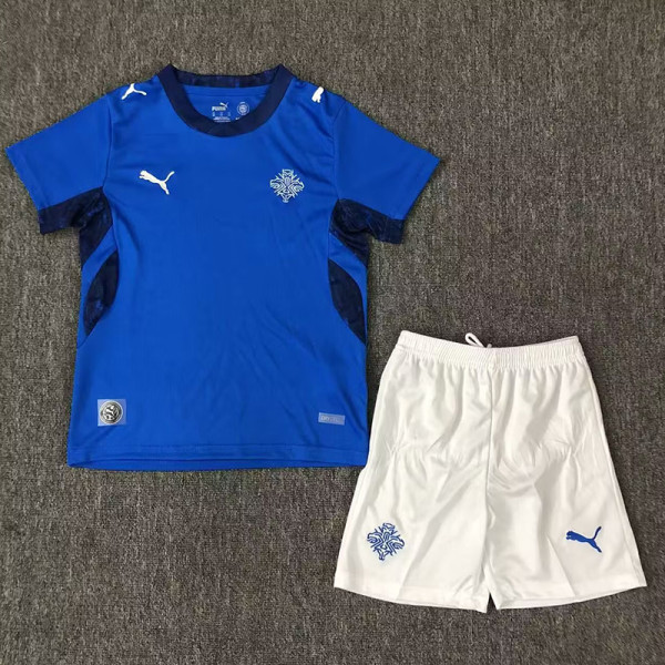 26-27 Iceland Home Kids Soccer Jersey