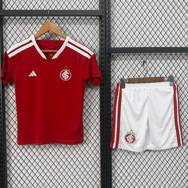 26-27 Internacional Home Kids Soccer Jersey
