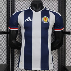 26/27 Scotland Special Edition Royal Blue & White Player Version Soccer Jersey