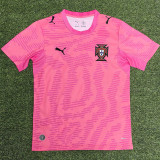 26/27 Portugal Pink Pattern Edition Fans Soccer Jersey