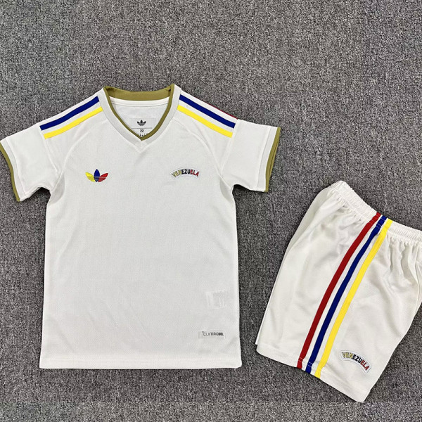 26-27 Venezuela Away Kids Soccer Jersey