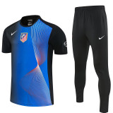 26-27 ATM Black Blue shirts pants suit