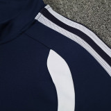 26/27 AD Royal Blue Half Pull Tracksuit#814宝蓝(半拉链)