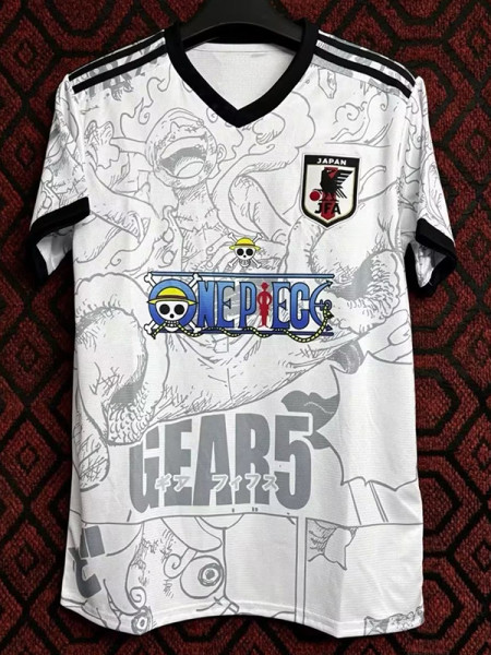 26/27Japan One Piece White Fans Soccer Jersey
