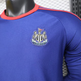26/27 Newcastle Royal Blue Player Version Long Sleeve Retro T-shirt