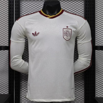 26/27 Spain Away Long Sleeve Player Version Soccer Jersey长袖