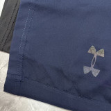 2026 UA Dark Blue Double Layered Sports Shorts#U3002上青