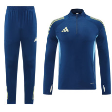 25/26 AD Royal Blue Half Pull Tracksuit#AB09蔚蓝(半拉链)