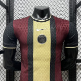 25/26 PSG Special Edition Red Brown Player Version Soccer Jersey