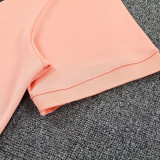 25/26 Purple Light Pink polo shirts pants suit