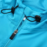 26/27 Spain Sky Blue Hooded Windbreaker Tracksuit