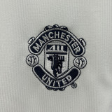 2000/2001 Man Utd White Away Retro Soccer Jersey