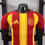 26/27 Spain Special Edition Red& Yellow Player Version Soccer Jersey