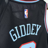 25/26 BULLS GIDDEY # 3 Black City Edition Top Quality Hot Pressing NBA Jersey