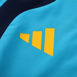 26/27 Spain Sky Blue Hooded Windbreaker Tracksuit