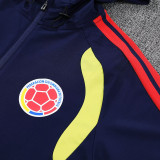 25-26 Colombia Royal Blue Hooded Windbreaker Tracksuit