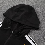 26/27 Germany Black Hooded Windbreaker Tracksuit