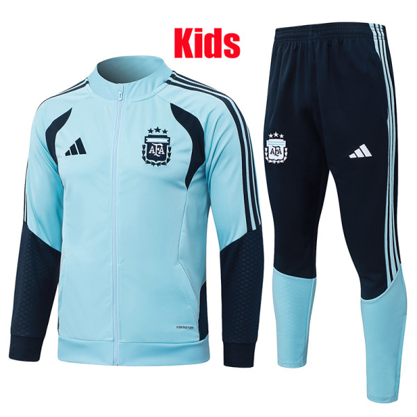 26/27 Argentina Sky Blue Kids Jacket Tracksuit# E26001
