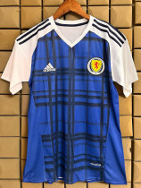 2016 Scotland Blue Retro Soccer Jersey