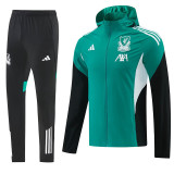 26/27 LIV Green Ｈooded Windbreaker Tracksuit
